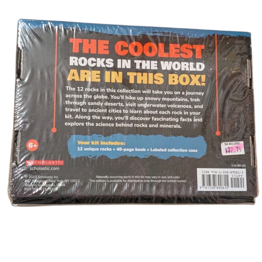 Scholastic • World Of Rocks • Coolest Rocks Collection Box & 48 Page Book - Picture 2 of 4